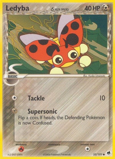 Ledyba (Delta Species) (Dragon Frontiers) Light Play