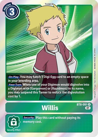Willis (New Awakening) Near Mint - Nick Nack's Full Frontal Attack