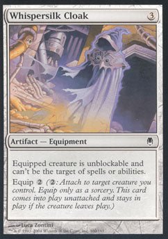 Whispersilk Cloak (Darksteel) Near Mint - Nick Nack's Full Frontal Attack
