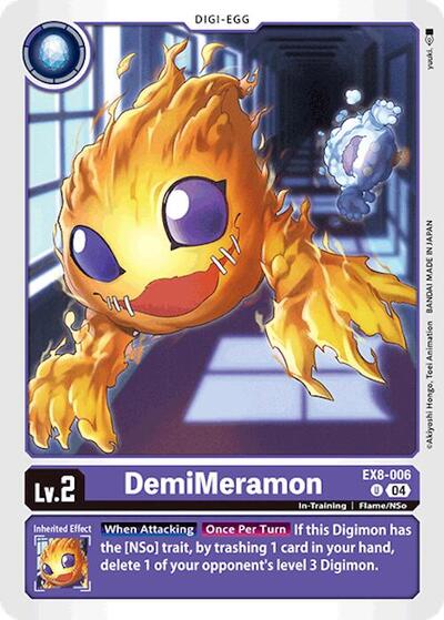DemiMeramon (Chain of Liberation) Near Mint - Nick Nack's Full Frontal Attack