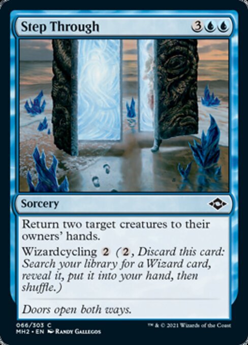 Step Through (Modern Horizons 2) Light Play Foil - Nick Nack's Full Frontal Attack