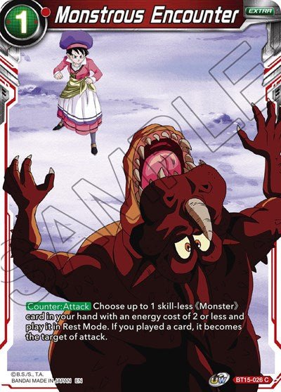 Monstrous Encounter (Saiyan Showdown) Near Mint - Nick Nack's Full Frontal Attack