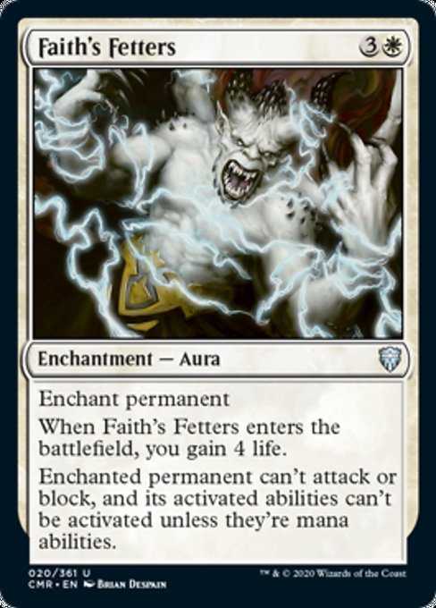 Faith's Fetters (Commander Legends) Near Mint - Nick Nack's Full Frontal Attack