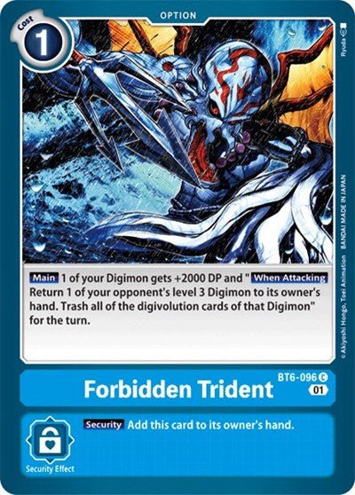 Forbidden Trident (Double Diamond) Near Mint - Nick Nack's Full Frontal Attack