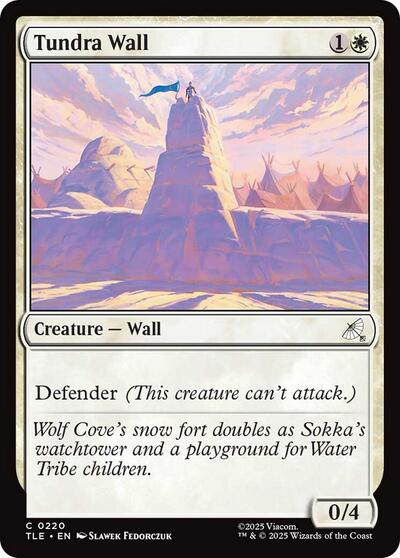 Tundra Wall (Avatar: The Last Airbender: Eternal-Legal) Near Mint Foil