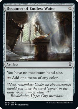Decanter of Endless Water (Commander Legends: Battle for Baldur's Gate) Near Mint Foil - Nick Nack's Full Frontal Attack