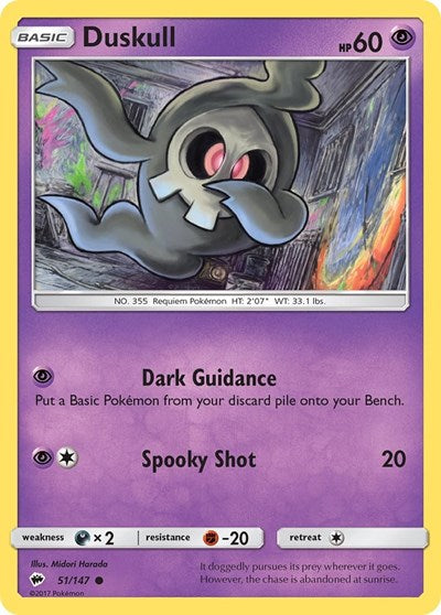 Duskull (SM - Burning Shadows) Near Mint