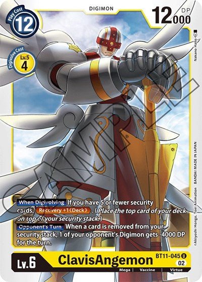 ClavisAngemon (Dimensional Phase) Near Mint - Nick Nack's Full Frontal Attack