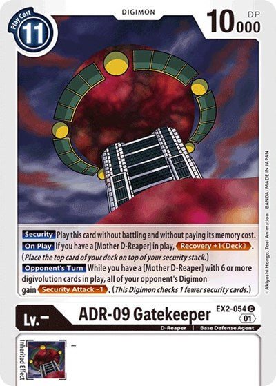 ADR - 09 Gatekeeper (Digital Hazard) Near Mint - Nick Nack's Full Frontal Attack