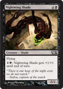 Nightwing Shade (Magic 2014 Core Set) Near Mint - Nick Nack's Full Frontal Attack