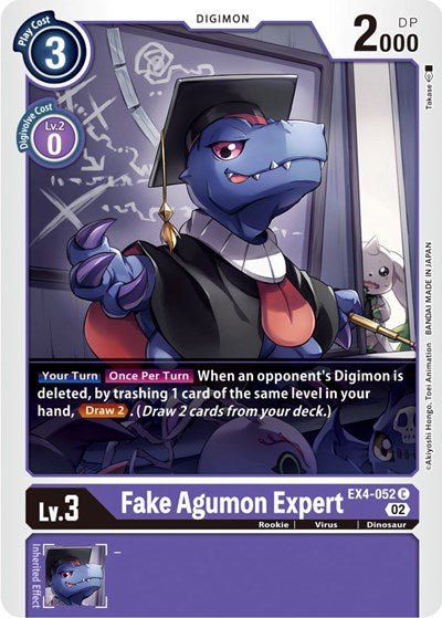 Fake Agumon Expert (Alternative Being Booster) Near Mint - Nick Nack's Full Frontal Attack