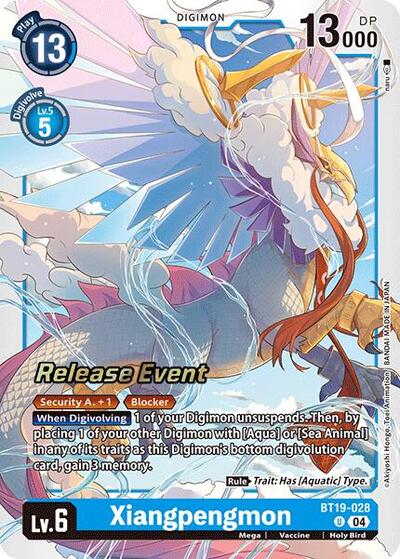Xiangpengmon (Release Special Booster 2.0 Pre-Release Cards) Near Mint Foil