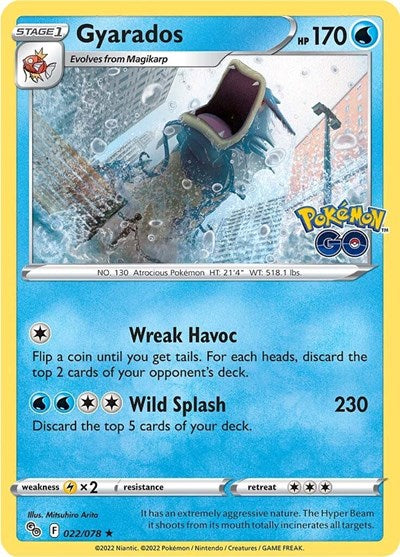 Gyarados (Pokemon GO) Near Mint Holofoil