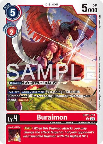 Buraimon (Timeless Bonds) Near Mint