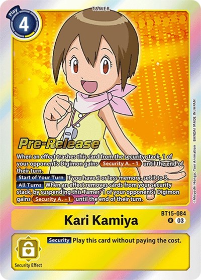 Kari Kamiya (Exceed Apocalypse Pre-Release Cards) Near Mint Foil