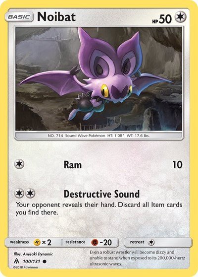 Noibat (SM - Forbidden Light) Near Mint - Nick Nack's Full Frontal Attack