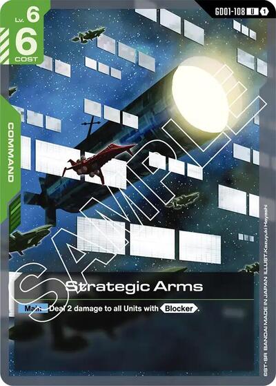 Strategic Arms (Newtype Rising) Near Mint - Nick Nack's Full Frontal Attack