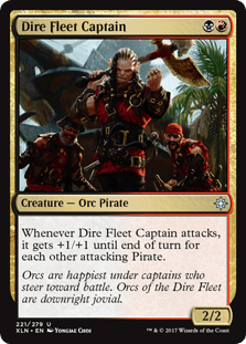 Dire Fleet Captain (Ixalan) Near Mint - Nick Nack's Full Frontal Attack