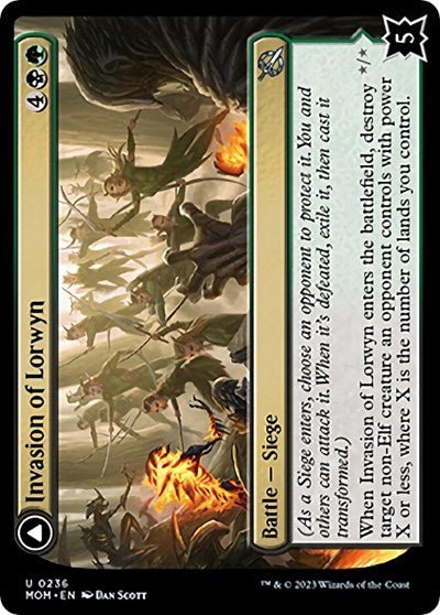 Invasion of Lorwyn (March of the Machine) Near Mint - Nick Nack's Full Frontal Attack