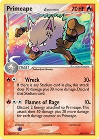 Primeape (Delta Species) (Holon Phantoms) Light Play
