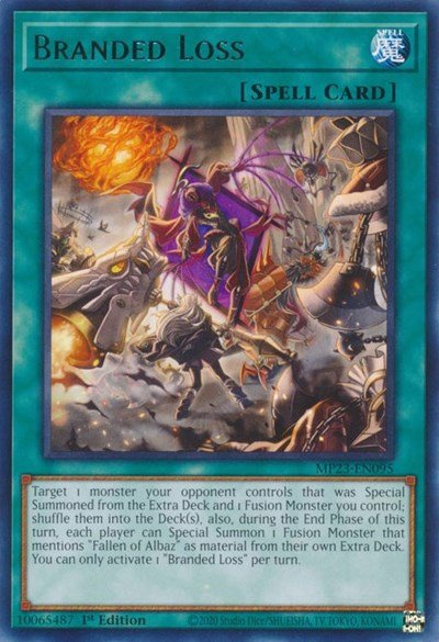 Branded Loss (25th Anniversary Tin: Dueling Heroes Mega Pack) Light Play 1st Edition - Nick Nack's Full Frontal Attack