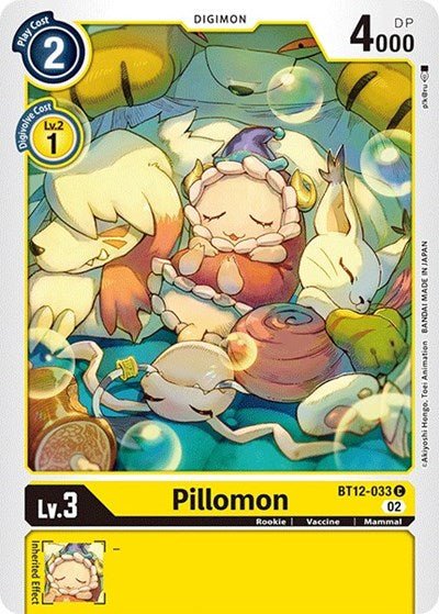 Pillomon (Across Time) Near Mint - Nick Nack's Full Frontal Attack