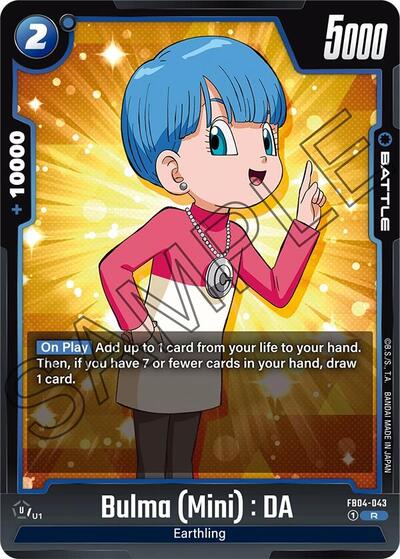 Bulma (Mini) : DA (Ultra Limit) Near Mint Holofoil - Nick Nack's Full Frontal Attack
