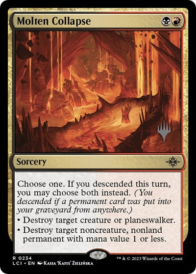 Molten Collapse (Promo Pack: The Lost Caverns of Ixalan) Near Mint Foil