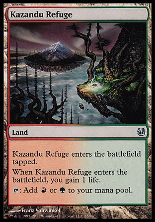 Kazandu Refuge (Duel Decks: Ajani vs Nicol Bolas) Near Mint - Nick Nack's Full Frontal Attack