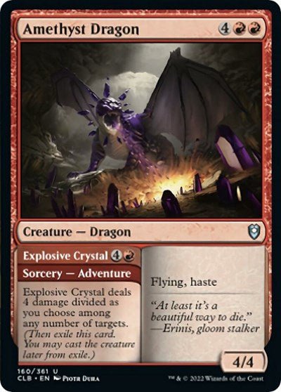 Amethyst Dragon (Commander Legends: Battle for Baldur's Gate) Near Mint - Nick Nack's Full Frontal Attack