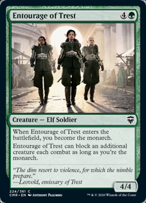 Entourage of Trest (Commander Legends) Near Mint - Nick Nack's Full Frontal Attack