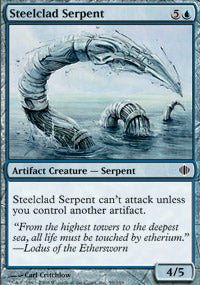 Steelclad Serpent (Shards of Alara) Light Play - Nick Nack's Full Frontal Attack