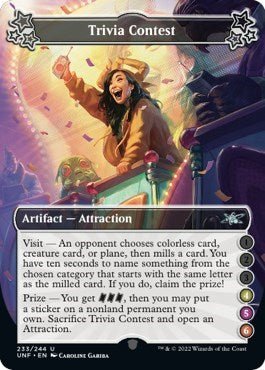 Trivia Contest (4-5-6) (Unfinity) Near Mint - Nick Nack's Full Frontal Attack
