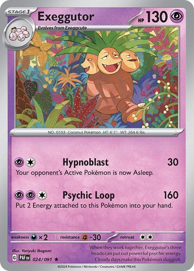 Exeggutor (SV: Paldean Fates) Near Mint Holofoil