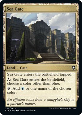 Sea Gate (Commander Legends: Battle for Baldur's Gate) Near Mint - Nick Nack's Full Frontal Attack