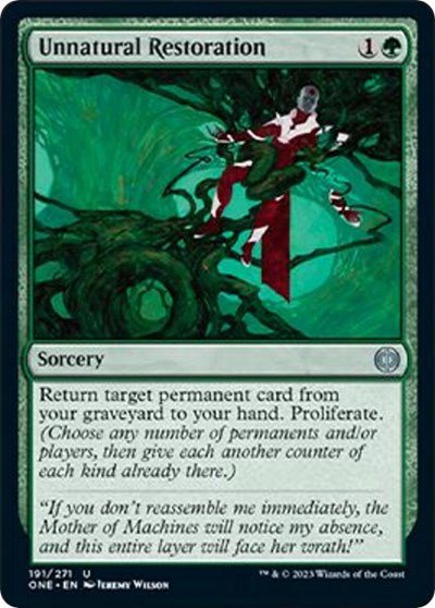 Unnatural Restoration (Phyrexia: All Will Be One) Near Mint - Nick Nack's Full Frontal Attack