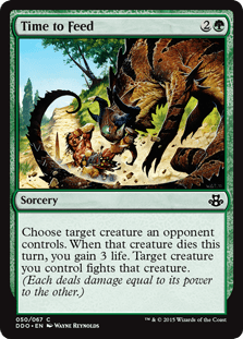 Time to Feed (Duel Decks: Kiora vs Elspeth) Near Mint - Nick Nack's Full Frontal Attack