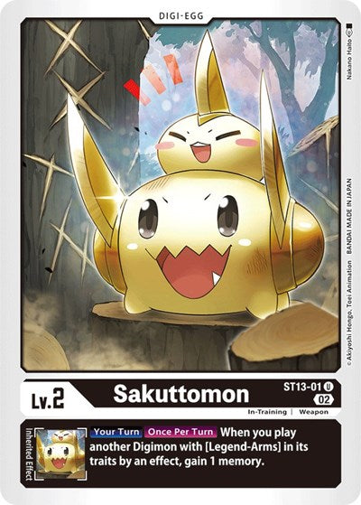 Sakuttomon (Starter Deck 13: Ragnaloardmon) Near Mint
