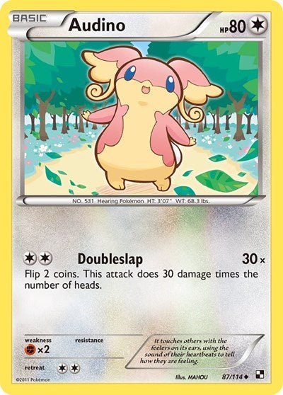 Audino (Black and White) Heavy Play - Nick Nack's Full Frontal Attack