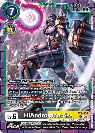HiAndromon ACE (Versus Monsters) Near Mint Foil - Nick Nack's Full Frontal Attack