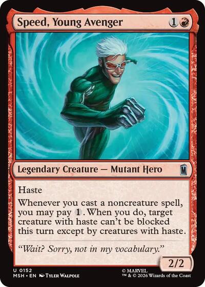 Speed, Young Avenger (Marvel Super Heroes) Near Mint - Nick Nack's Full Frontal Attack