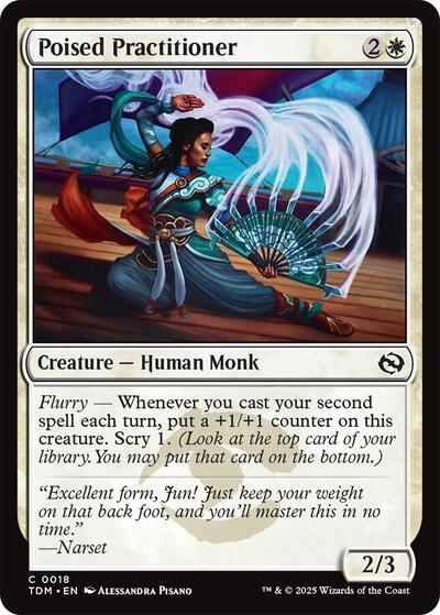 Poised Practitioner (Tarkir: Dragonstorm) Near Mint