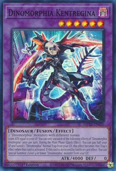 Dinomorphia Kentregina (25th Anniversary Tin: Dueling Heroes Mega Pack) Light Play 1st Edition