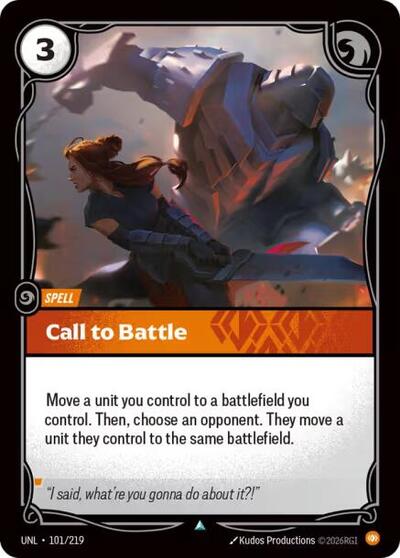 Call to Battle (Unleashed) Near Mint
