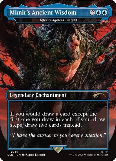 Mimir's Ancient Wisdom - Teferi's Ageless Insight (Secret Lair) Near Mint
