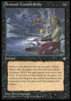Demonic Consultation (Ice Age) Light Play - Nick Nack's Full Frontal Attack