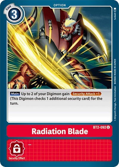 Radiation Blade (Release Special Booster) Near Mint - Nick Nack's Full Frontal Attack