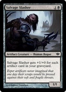 Salvage Slasher (Conflux) Light Play - Nick Nack's Full Frontal Attack