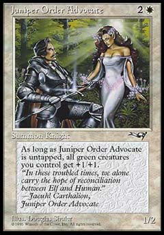 Juniper Order Advocate (Alliances) Light Play - Nick Nack's Full Frontal Attack