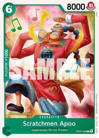 Scratchmen Apoo (500 Years in the Future Pre - Release Cards) Near Mint - Nick Nack's Full Frontal Attack